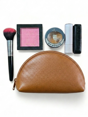 Leather Make Up Bag