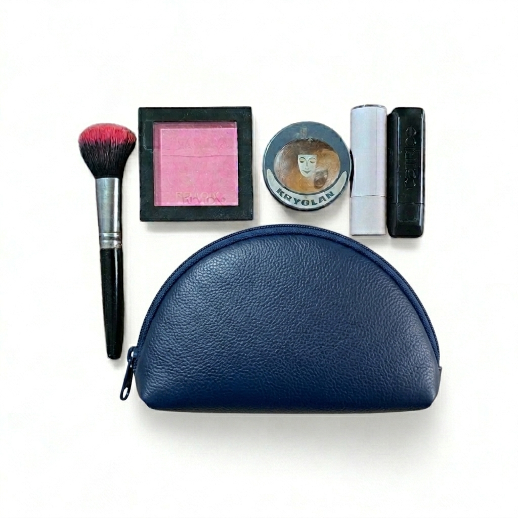 Leather Make Up Bag - Image 3